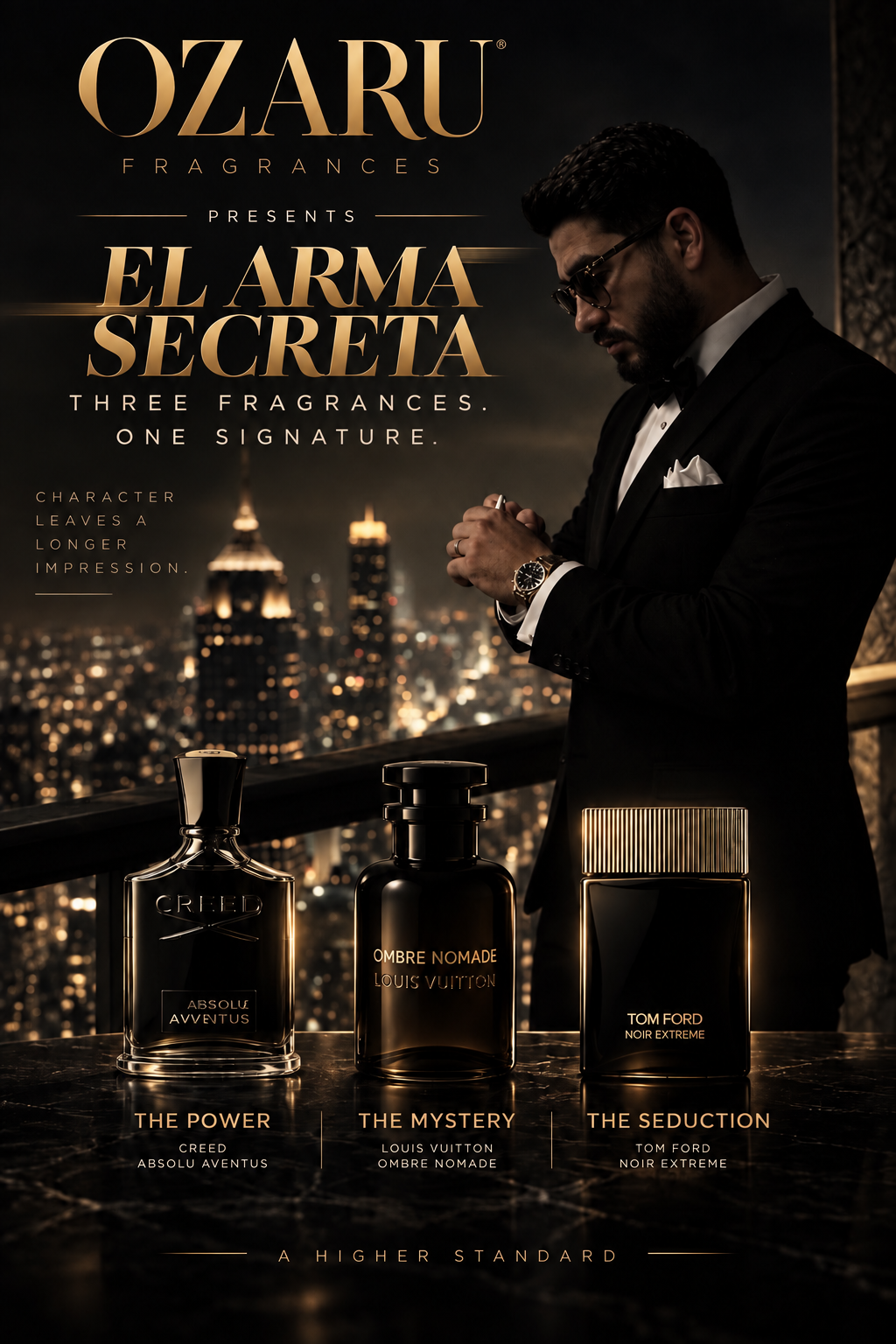 OZARU's three-fragrance 007 Room selection